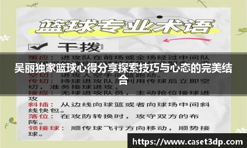 吴丽独家篮球心得分享探索技巧与心态的完美结合